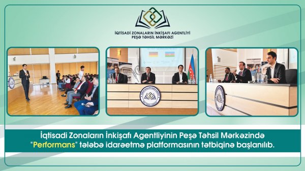 İZİA Peşə Təhsil Mərkəzində "Performans" tələbə idarəetmə platformasının tətbiqinə başlanılıb