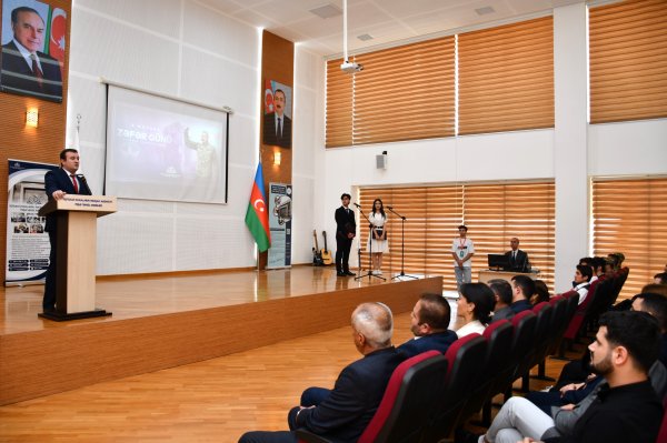 İZİA-nın Peşə Təhsil Mərkəzində Zəfər Günü ilə bağlı tədbir keçirilib