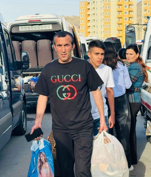 Növbəti köç karvanı Laçına yola salındı - FOTOLAR