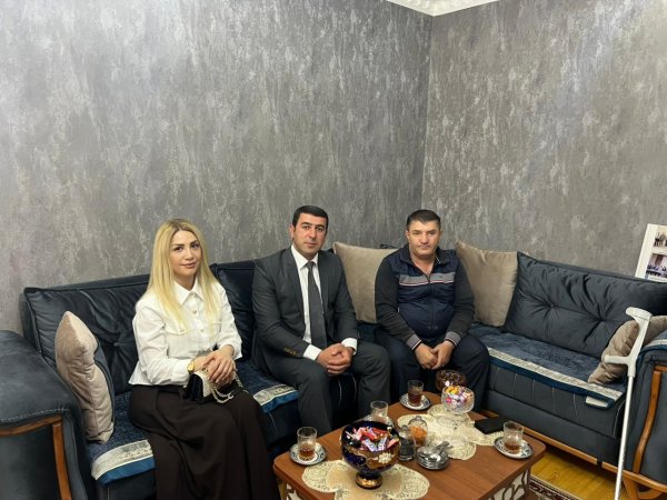 Sumqayıt Bələdiyyəsinin təşəbbüsü ilə Qurban Bayramında şəhid və qazi ailələri ilə görüş olub -FOTOLAR