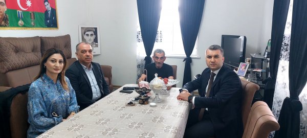 Sumqayıt Bələdiyyəsinin təşəbbüsü ilə Qurban Bayramında şəhid və qazi ailələri ilə görüş olub -FOTOLAR