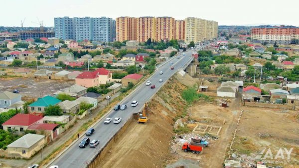 Sumqayıtı Saray qəsəbəsi ilə birləşdirən körpüyə aparan yanaşma yolları genişləndirilir