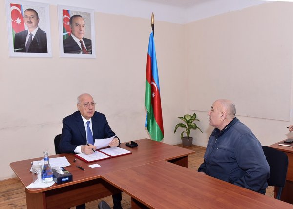 Zakir Fərəcov növbəti səyyar qəbul keçirdi - FOTOLAR