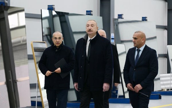 Prezident Sumqayıtda açılışlarda - Fotolar