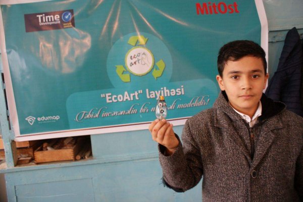 Sumqayıtda  "EcoArt" layihəsi həyata keçirilir -FOTO