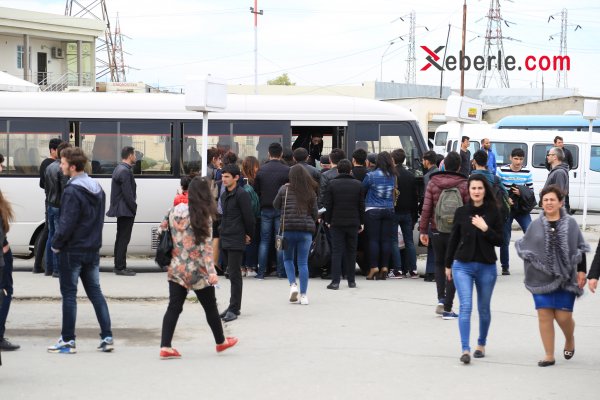 Sumqayıtdan Bakıya gediş çətinləşdi - PROBLEM (FOTO+VİDEO)