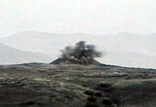 Ermənistanın iki hərbi obyekti dağıdıldı - VİDEO