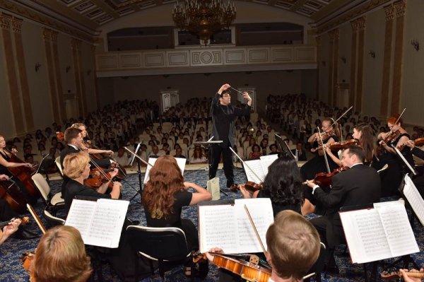 Sumqayıtda Novosibirsk Filarmonik Kamera Orkestrinin konserti olub - VİDEO+ FOTO