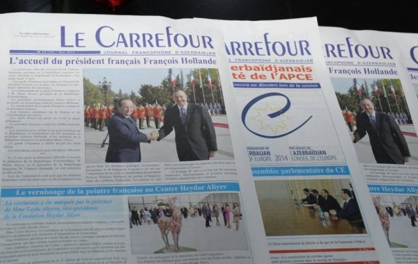 Fransızdilli “Le Carrefour” qəzetinin 11 yaşı oldu