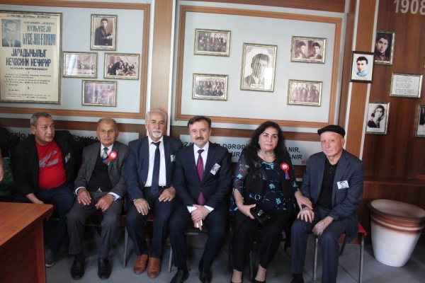 Xızı rayonunda Mikayıl Müşfiqin 110 illik yubileyi ilə bağlı tədbir keçirilib - FOTOLAR