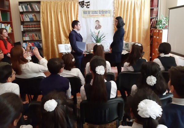 Sumqayıt şəhər Mərkəzi Uşaq Kitabxanasında yubiley tədbirləri keçirilib - FOTOLAR