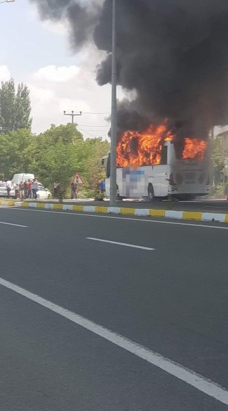Türkiyədə sərnişin avtobusu yandı: çox sayda ölü və yaralı var  - FOTO