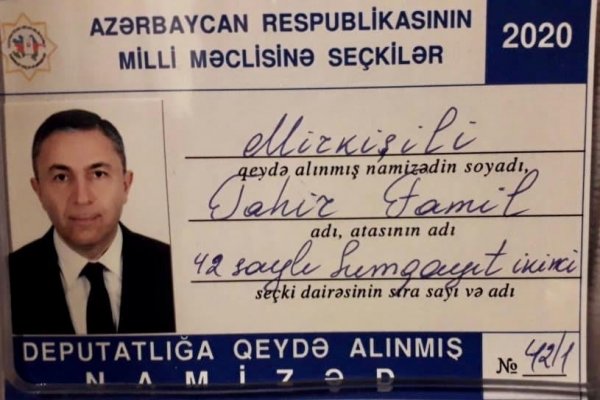 Tahir Mirkişilinin deputatlığa namizədliyi qeydə alındı - Sumqayıtdan