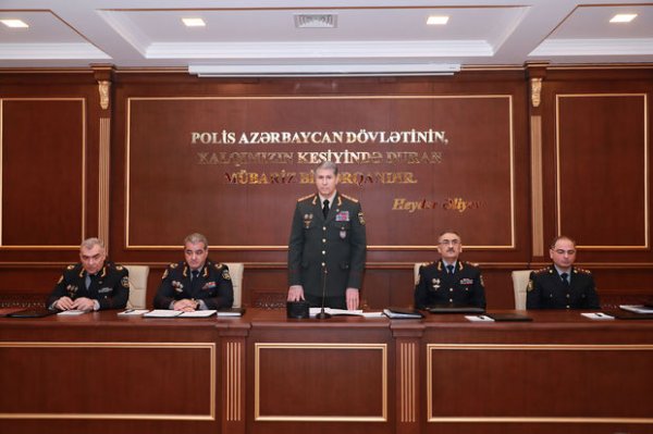 General Vilayət Eyvazova hesabat verdi