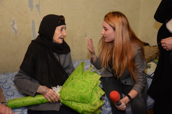 Sumqayıtda yaşı 100-dən çox olan qubadlılı qadınlar ziyarət edilib - FOTO