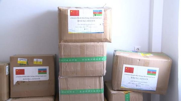 Çinin daha bir şəhəri Sumqayıta tibbi yardım göndərdi -FOTO