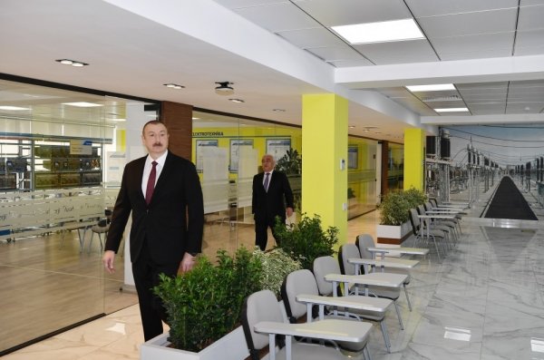 Prezident “Azərenerji” ASC-nin kompleksinin açılışında -FOTOLAR