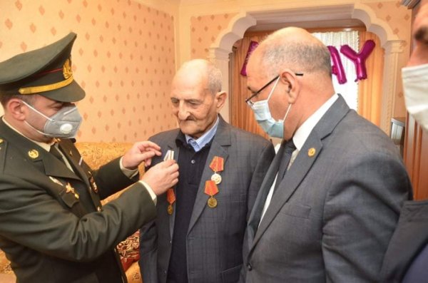 Qubadlı rayonundan olan Böyük Vətən Müharibəsi veteranları ziyarət olundu -FOTO