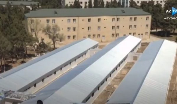 Sumqayıtda modul xəstəxananın inşası bitmək üzrədir -VİDEO