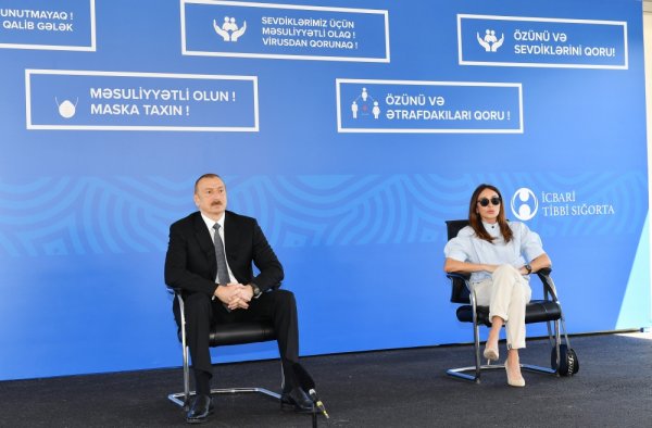 Prezident videobağlantı ilə Sumqayıtda ilk modul tipli xəstəxananın açılışını edib -FOTOLAR