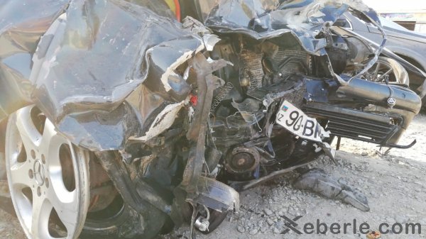 Sumqayıtda "Mercedes” və “Hyundai” toqquşdu - yaralılar var (VİDEO + FOTO)
