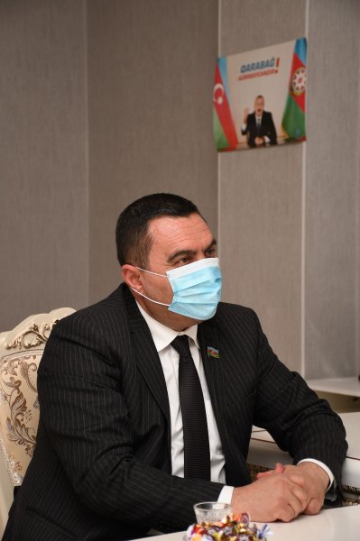 Deputat Sumqayıtda idarə rəisi ilə görüşdü: gələcək planlar müzakirə edildi - FOTO