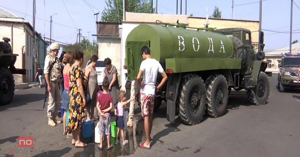 Rus sülhməramlıları Qarabağ ermənilərinin su problemini həll edir