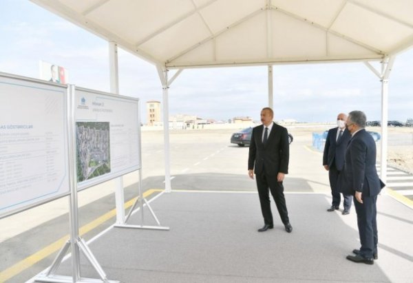 Prezident Sumqayıtda açılışlar etdi - YENİLƏNİB (FOTOLAR)