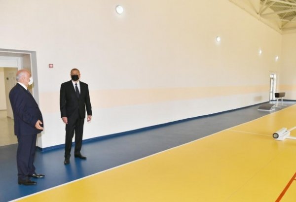 Prezident Sumqayıtda açılışlar etdi - YENİLƏNİB (FOTOLAR)