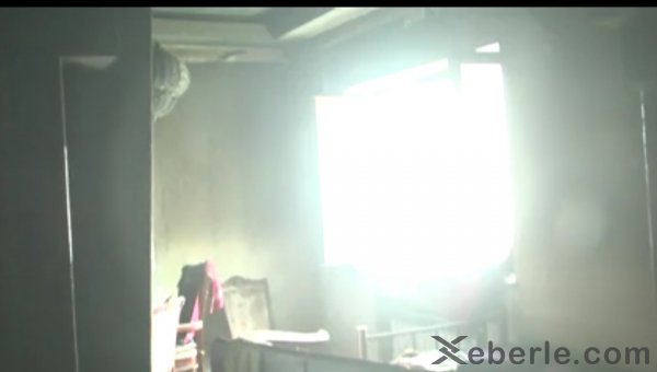 Sumqayıtda kişi öz evini yandırdı - VİDEO (FOTO)