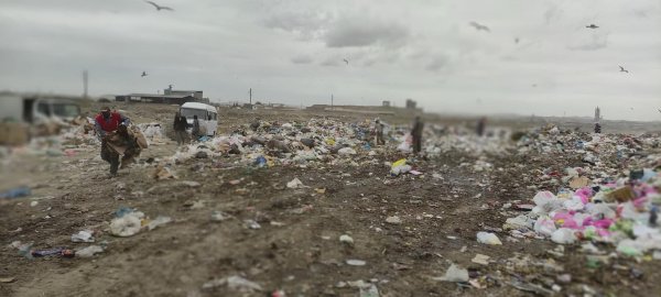 Deputat Müşfiq Məmmədli Sumqayıt Məişət Tullantıları Poliqonunda vəziyyətlə tanış olub - FOTO