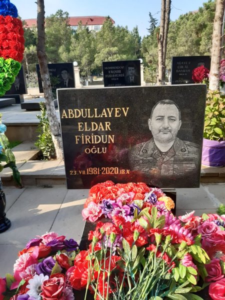 Deputat Hicran Hüseynova Sumqayıtda şəhid Eldar Abdullayevin xatirəsini yad etdi -FOTOLAR 