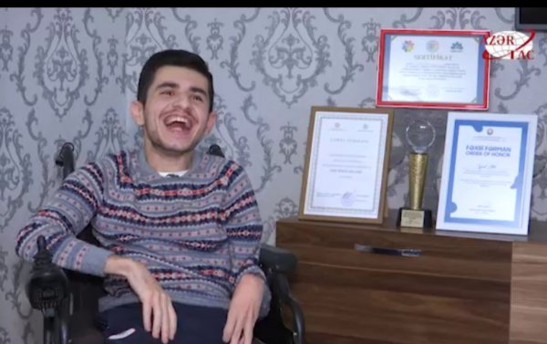 “Valideynlər əlil övladlarından utanmasınlar" -Sumqayıtli Yusif Əlili (VİDEO)