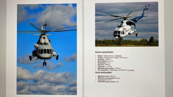 Helikopterin “qara qutu”sunun parametrləri açıqlandı - Fotolar