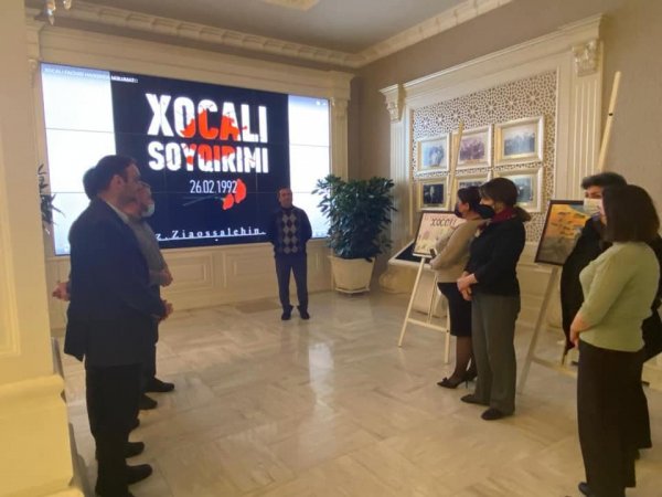 Xocalı faciəsinin 30 illiyinə həsr olunan“Əsrin qan yaddaşı “ adlı tədbir keçirilib - FOTO