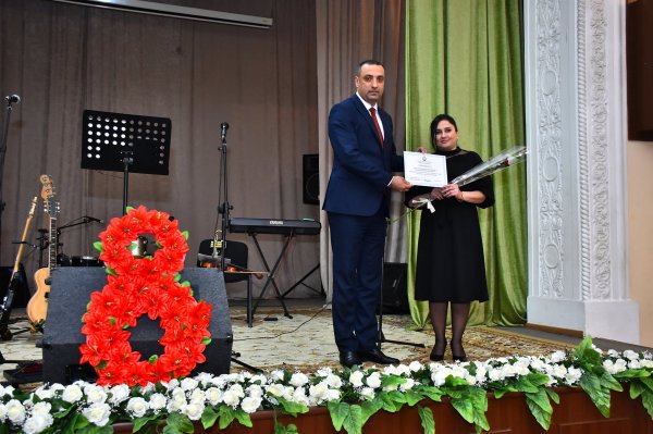 Sumqayıtda “Qadınlar bir çiçəkdir” adlı bayram tədbiri keçirilib - FOTO