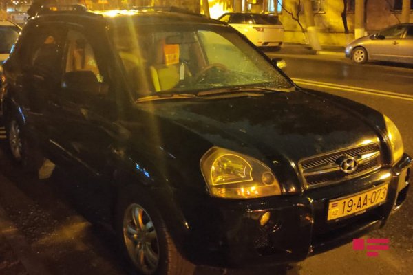 Sumqayıtda teatrın avtomobili qarət olunub -FOTO