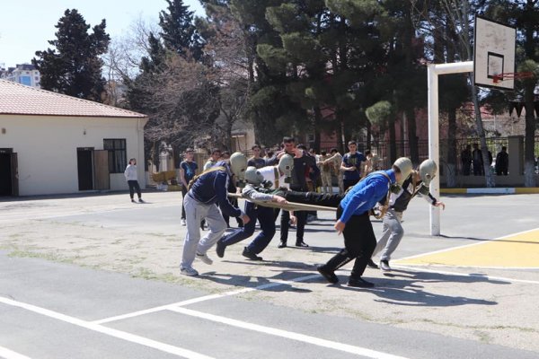 Sumqayıtda "Şahin" hərbi-idman oyununun şəhər birinciliyi keçirilib - FOTOLAR