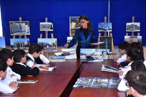 Sumqayıtın Tarixi Muzeyində Beynəlxalq Abidələr və Tarixi Yerlər Günü ilə əlaqədar tədbir keçirilib - FOTOLAR