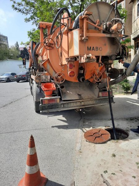 Sumqayıt Sukanal İdarəsi təmizlik işlərini davam etdirir