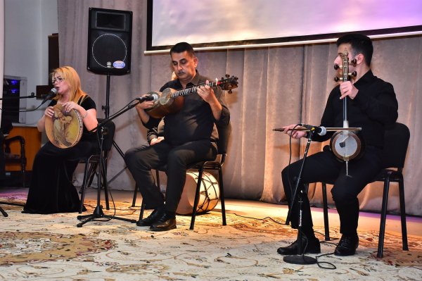 Sumqayıtda Vətən müharibəsi şəhidinin doğum gününə həsr olunan xatirə gecəsi keçirilib - FOTOLAR