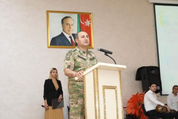 Abşeronda N saylı hərbi hissədə 26 İyun Silahlı Qüvvələr gününə həsr olunan tədbir keçirilib -FOTOLAR