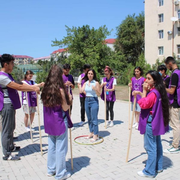 Sumqayıtda əyləncəli komanda oyunları təşkil olunub -FOTO