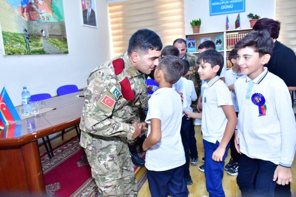 Xırdalanda Vətən müharibəsi iştirakçıları, qazilər və şəhid ailələri ilə görüş keçirilib - FOTOLAR