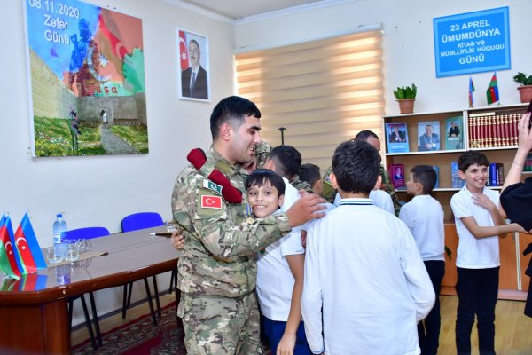 Xırdalanda Vətən müharibəsi iştirakçıları, qazilər və şəhid ailələri ilə görüş keçirilib - FOTOLAR