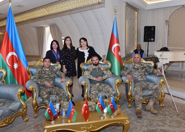 Sumqayıtda Vətən Müharibəsi qaziləri ilə “Vətəni yaşadan igid oğullar” adlı görüş keçirilib - FOTO