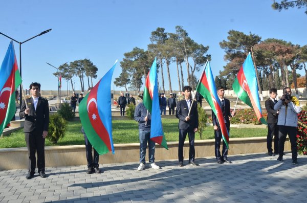 Vətən müharibəsinin şəhidi anıldı - FOTO