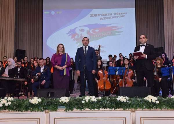 Sumqayıtda "Səsin gəlsin, Xarı Bülbül" adlı konsert proqramı keçirildi -FOTO