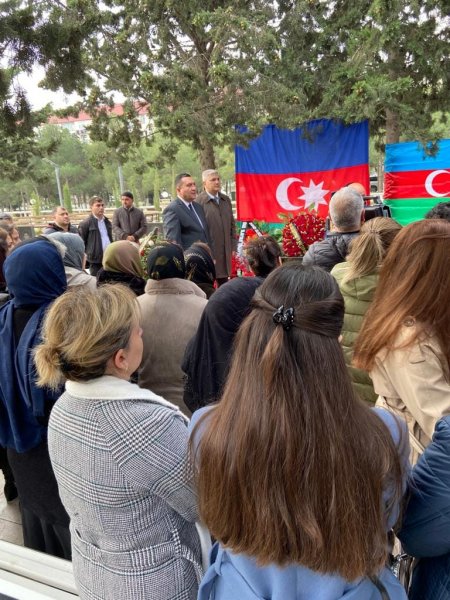 Sumqayıtda şəhid Elnur Allahverdizadənin anım mərasimi keçirilib - FOTO