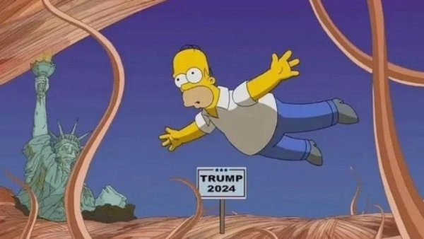 "The Simpsons"da Trampın yenidən prezident olacağı bildirildi